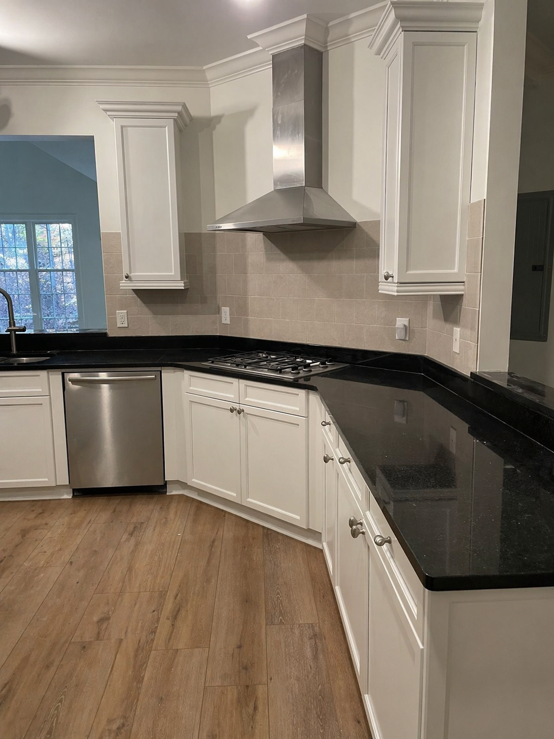 Corner kitchen design