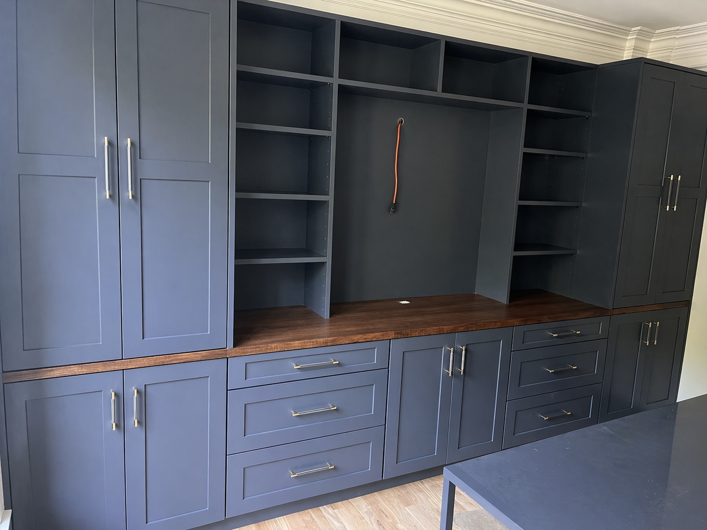 Custom TV built-in wall unit