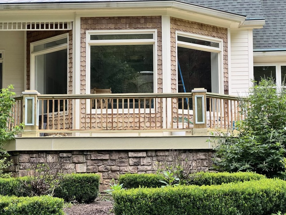Outdoor deck and porch